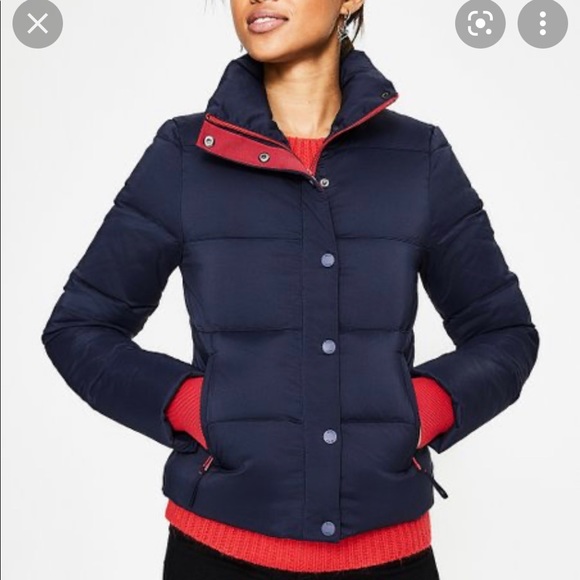 Coats | Boden Navy Arundel Puffer Coat 